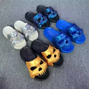 Skull Platform Slippers group