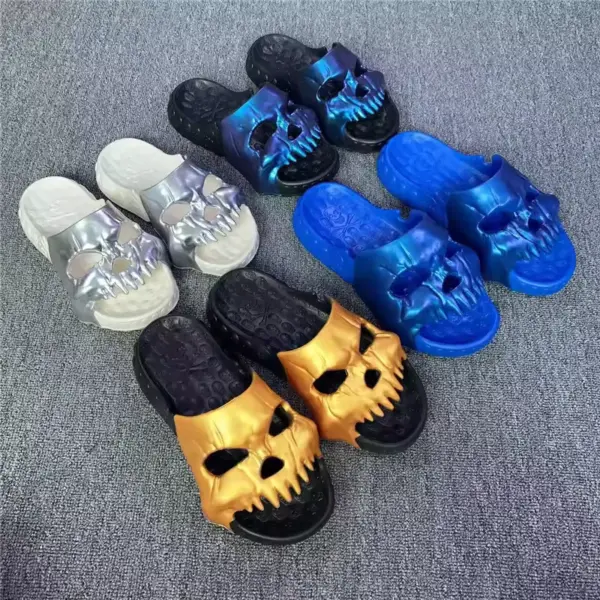 Skull Platform Slippers group
