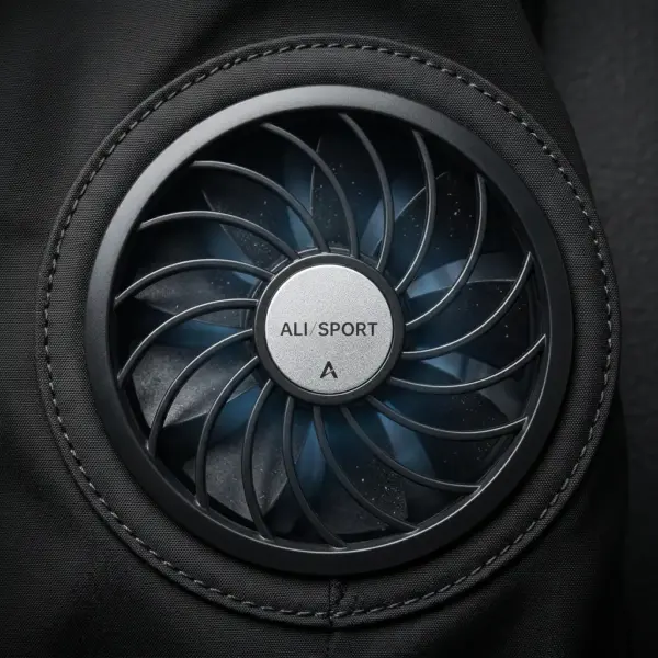 Summer Cooling Fan Vest for High-Temperature Work, Fishing & Outdoor Activitie fan-macro