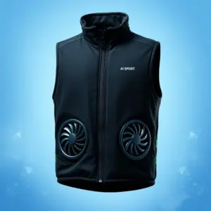 Summer Cooling Fan Vest for High-Temperature Work, Fishing & Outdoor Activities