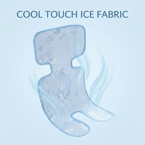 Washable Baby Cooling Summer Seat Pad for Strollers, Car Seats & High Chairs cooling tech