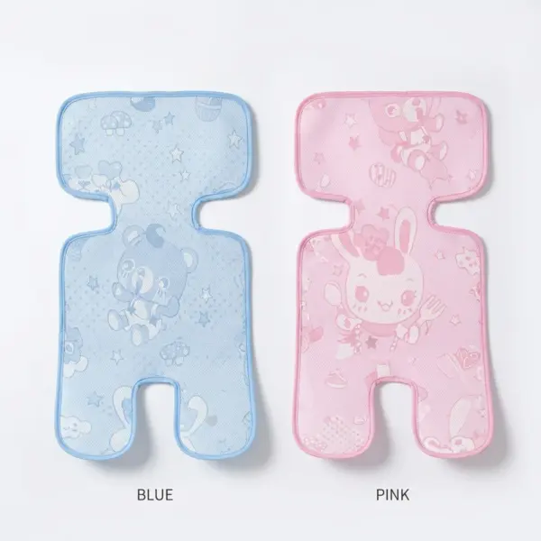 Washable Baby Cooling Summer Seat Pad for Strollers, Car Seats & High Chairs two-colours