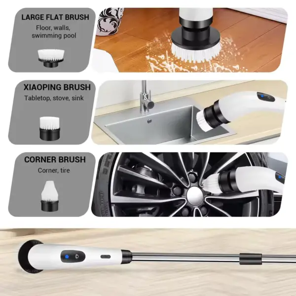 Waterproof Bathroom Cleaning Brush fast brush