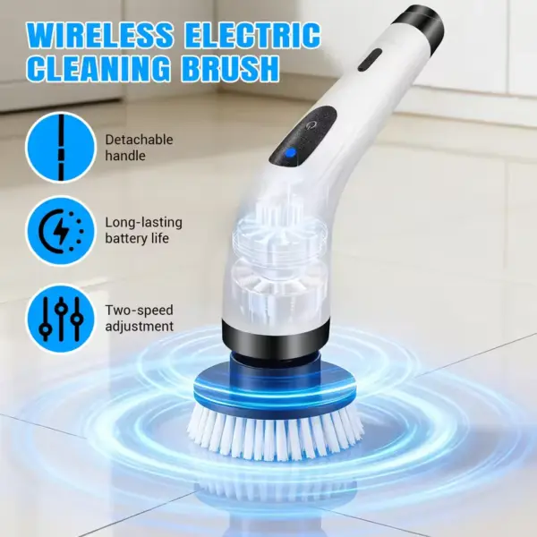 Waterproof Bathroom Cleaning Brush feature