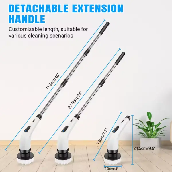 Waterproof Bathroom Cleaning Brush size