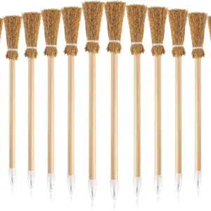 Wizard Party Favors Set Wand Pencils, Broom Pencils, Glasses & Lightning Tattoos for Themed Parties