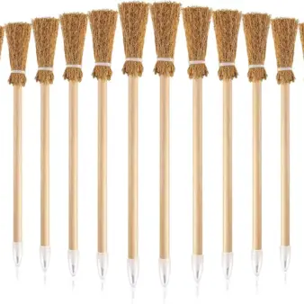 Wizard Party Favors Set Wand Pencils, Broom Pencils, Glasses & Lightning Tattoos for Themed Parties