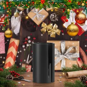 Christmas Wrapping Paper Cutter – Safe Sliding Roll Cutter for Fast, Straight Gift Wrap Cuts