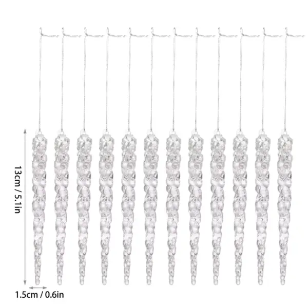 icicle size chart