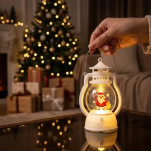 lantern in hand