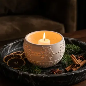 mold candle lit