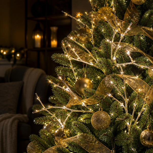 LED White Birch Branch Lights