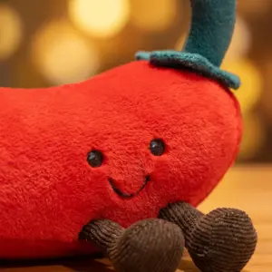 xmas plush closeup