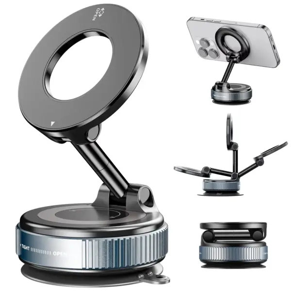 Foldable Magnetic Car Phone Holder 1