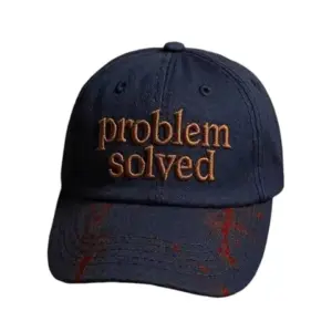 Halloween Bloody Embroidered Baseball Cap Horror Theme Splatter Print Hat color E